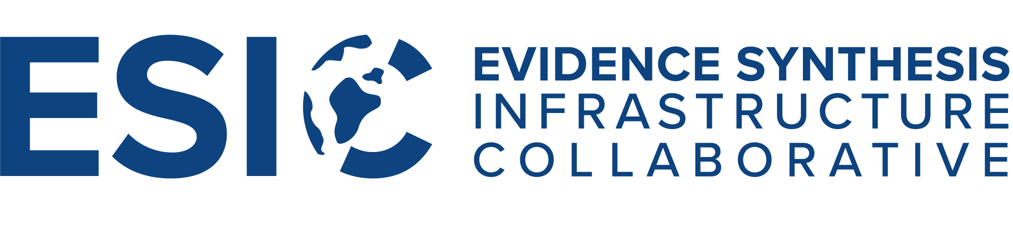 FINAL LOGO ESIC_outlines_ESIC Horizontal Evidence Synthesis Infrastructure Collaborative